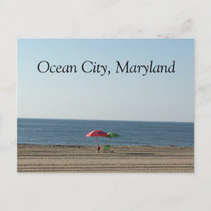 Ocean City MD Beach Briefkaart