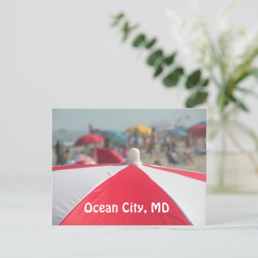 Ocean City, MD Briefkaart (Staand voorkant)