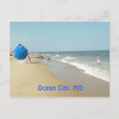 Ocean City, MD Briefkaart (Voorkant)