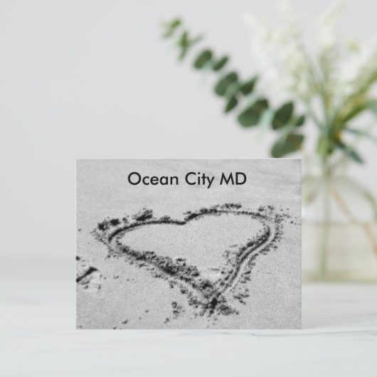 Ocean City MD Briefkaart (Staand voorkant)
