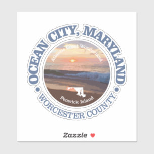 Ocean City MD (C) Sticker