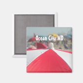 Ocean City MD Magnet (Voorkant / Achterkant)