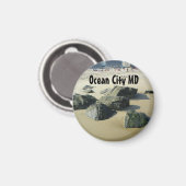 Ocean City MD Magnet (Voorkant / Achterkant)