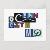 Ocean City MD Signs Briefkaart (Voorkant)