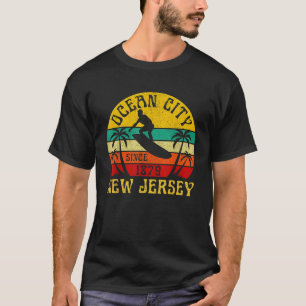 Ocean City New Jersey Beach Surfen Zomer Vakantie T-shirt