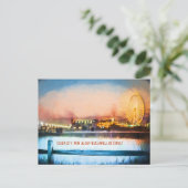 Ocean City, New Jersey Boardwalk bij Sunset Briefkaart (Staand voorkant)