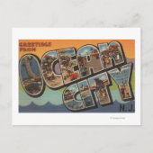 Ocean City, New Jersey - Large Letter Scenes Briefkaart (Voorkant)