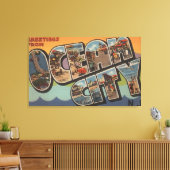Ocean City, New Jersey - Large Letter Scenes Canvas Afdruk (Insitu (Woonkamer))