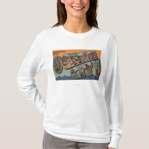 Ocean City, New Jersey - Large Letter Scenes T-shirt