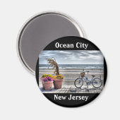Ocean City, New Jersey Magneet (Voorkant / Achterkant)
