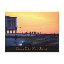 Ocean City, New Jersey Music Pier Ansichtkaart