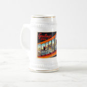 Ocean City New Jersey NJ Large Letter Postcard Bierpul (Voorkant links)