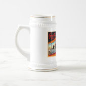 Ocean City New Jersey NJ Large Letter Postcard Bierpul (Links)