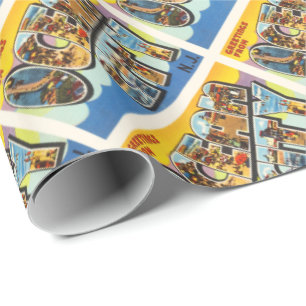 Ocean City New Jersey NJ Vintage Travel Briefkaart Cadeaupapier