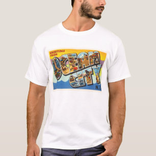 Ocean City New Jersey NJ Vintage Travel Briefkaart T-shirt