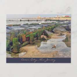 Ocean City, New Jersey Post Kaart-ochtendzwemmer Briefkaart
