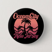 Ocean City, New Jersey Ronde Button 5,7 Cm (Voorkant)