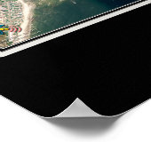 Ocean City New Jersey Satellite Poster Map (Hoek)