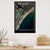 Ocean City New Jersey Satellite Poster Map (Keuken)