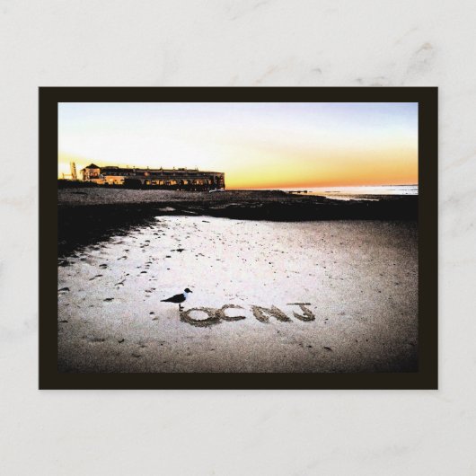 Ocean City, New Jersey Sunrise Post Kaart (Voorkant)