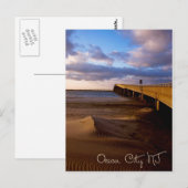 Ocean City New Jersey Sunset on Bridge Briefkaart (Voorkant / Achterkant)