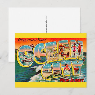 Ocean City NJ ansichtkaart Briefkaart