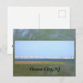 Ocean City, NJ Bridge Briefkaart (Voorkant / Achterkant)