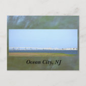 Ocean City, NJ Bridge Briefkaart (Voorkant)