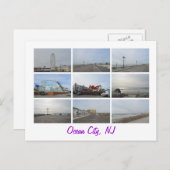 Ocean City NJ Briefkaart (Voorkant / Achterkant)