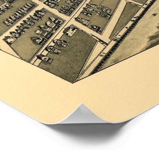 Ocean City, NJ Panoramic Map - 1903 Poster (Hoek)