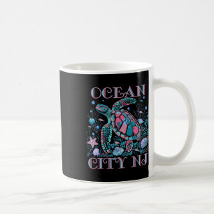 Ocean City Nj Schildpad Liefhebber Kleurrijke Stra Koffiemok