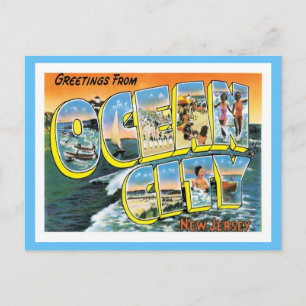 Ocean City NJ United States City Briefkaart