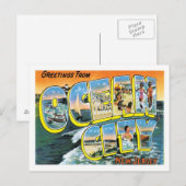 Ocean City NJ United States City Briefkaart (Voorkant / Achterkant)