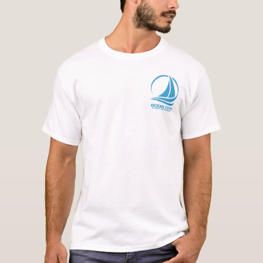 Ocean City NJ (zeeschelp) T-shirt (Voorkant)