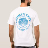 Ocean City NJ (zeeschelp) T-shirt (Achterkant)