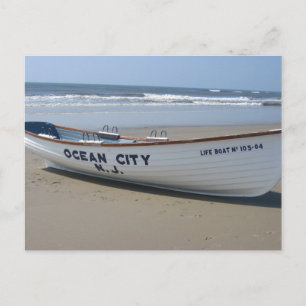 Ocean City, NJ * Zomerplezier * Shore Boat Briefkaart