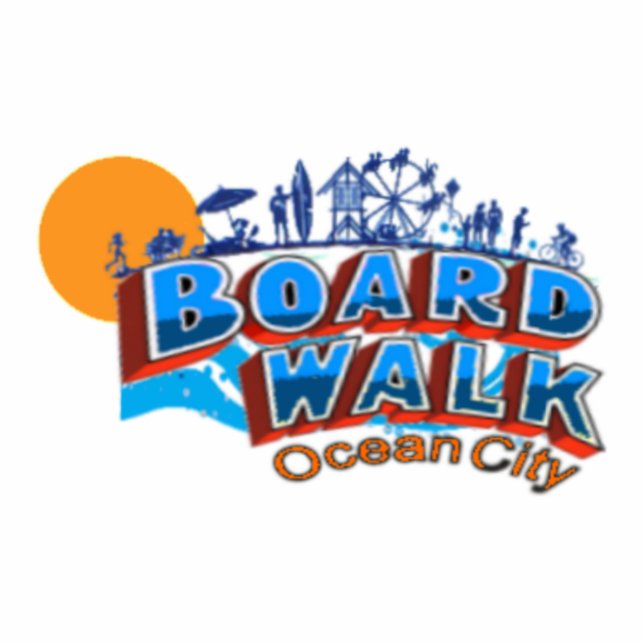 Ocean City. Staand Fotobeeldje (Voorkant)