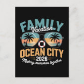 Ocean City-strand Aankondigingskaart (Voorkant)