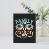 Ocean City-strand Aankondigingskaart (Staand voorkant)