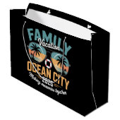 Ocean City-strand Groot Cadeauzakje (Achterkant Gekanteld)
