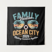 Ocean City-strand Wandkleed (Voorkant)