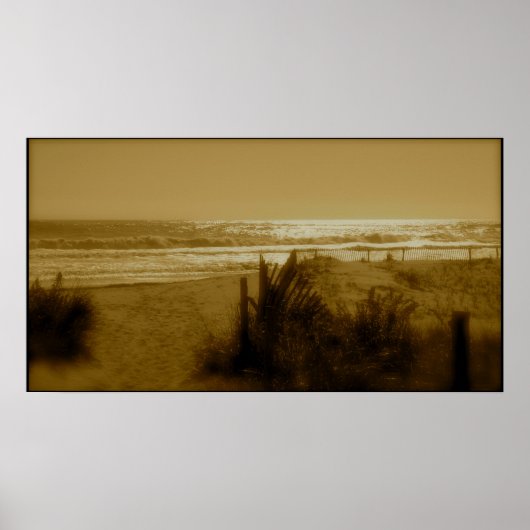 Ocean City Surf Poster (Voorkant)