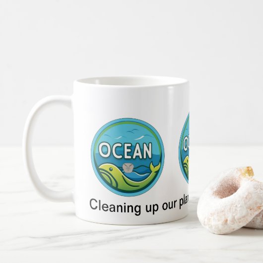 Ocean Clean Up Cup Koffiemok (Met donut)