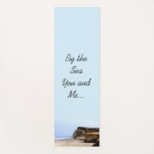 Ocean Cliffs Quote Yoga Mat (Voorkant)