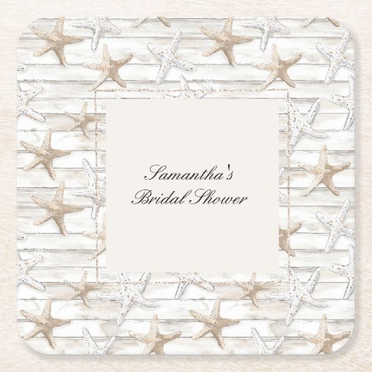 Ocean Coast Uitzicht Vrijgezellenfeest Kartonnen Onderzetters (Voorkant)