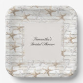 Ocean Coast Uitzicht Vrijgezellenfeest Papieren Bordje (Voorkant)