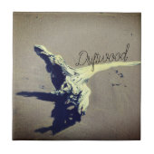 Ocean Coastal Driftwood Tegeltje (Voorkant)