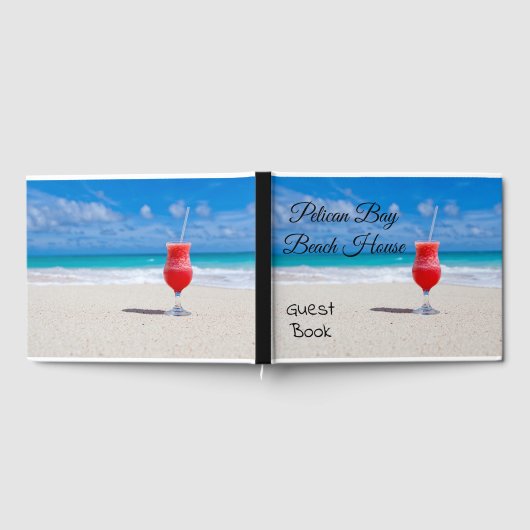 Ocean Cocktail Beach House Home Guest Book Gastenboek (Volledig)