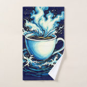 Ocean Coffee Dream Bad Handdoek (Handdoek)