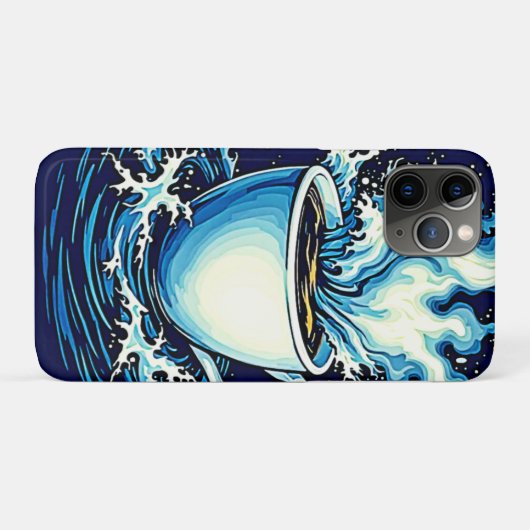 Ocean Coffee Dream Case-Mate iPhone Case (Achterkant (horizontaal))